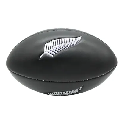 All blacks leather beach rugby ball