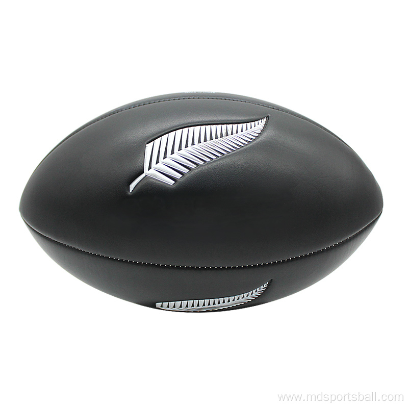 All blacks leather beach rugby ball