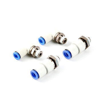 High-Quality Metal BSPT Male Air Pneumatic Push-to-Connect 360° Rotary Elbow Fittings