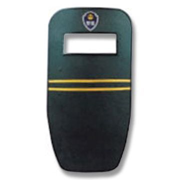 Dark-blue riot gear police shields for sale, made of PC, fine luster, measures 640, 420 and 530mm