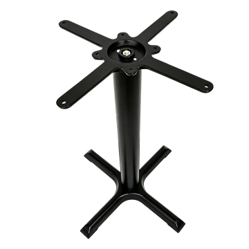 Sand Black 4 Prong Cast Iron Table Base D560 H720 Heavy Duty Outdoor Commercial Furniture Table Leg For Cafe Bistro Patio Restau