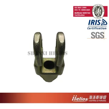 Fastened crutch for combine harvester