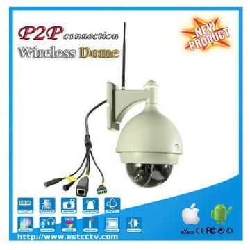 Waterproof Dome PTZ IP Camera, Outdoor IPCAM Zoom