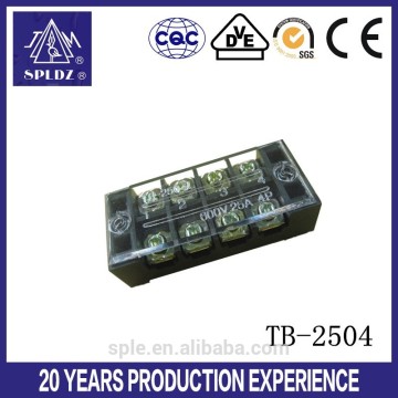 25A 4 poles screw type wire connectors TB-2504