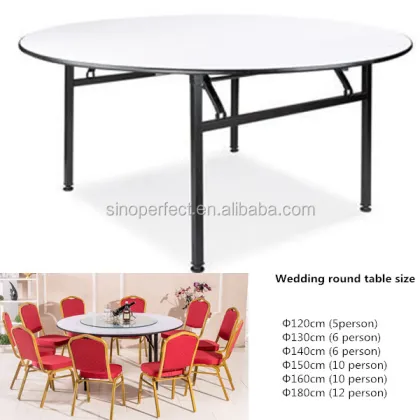 Sino Perfect Banquet Wedding Restaurant Furniture - Foldable Modern Dining Wedding Table