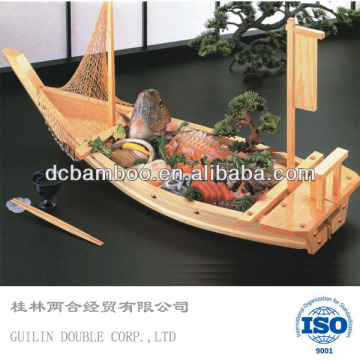 ISO9001 Factory wholesale bamboo sushi boat