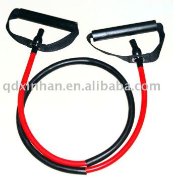 exercise tube with protective sleeve