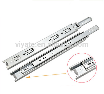 telescopic channel 3 ball bearing kitchen cabinet tool box drawer slides