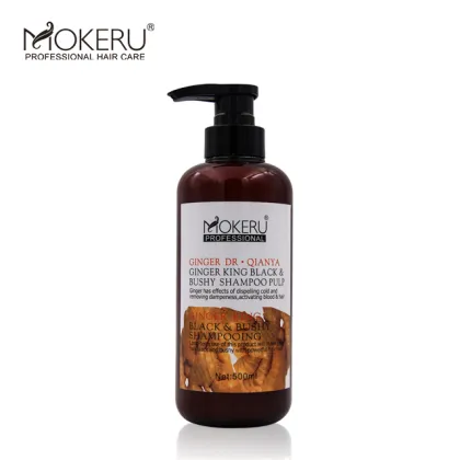 Ginger Hair Care Shampoo - MOKERU 500ml Oil Control Anti Dandruff Shampoo