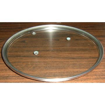 Flat tempered glass lid