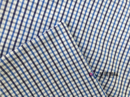 Yarn Dyed Small Check Plaid Fabric For Uniform