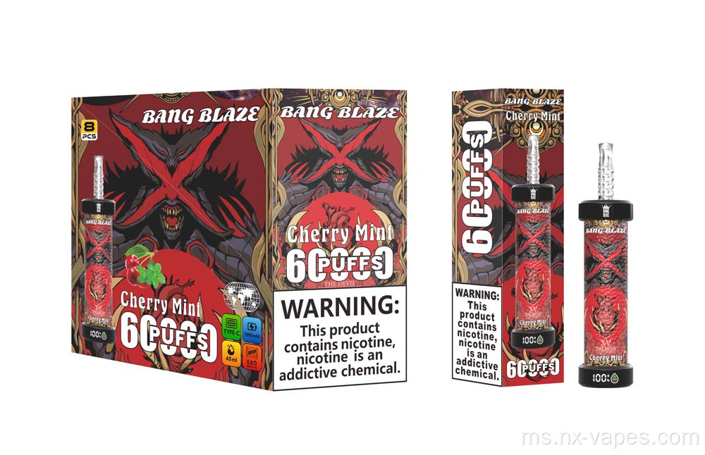 Bang Blaze 60k Vape Pena Borong Borong