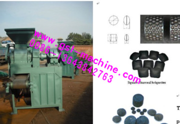 Coal and charcoal briquette machine