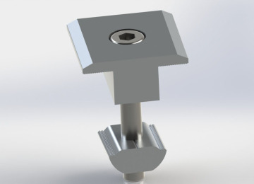 Aluminum Mid Clamp Solar Panel Mounting System