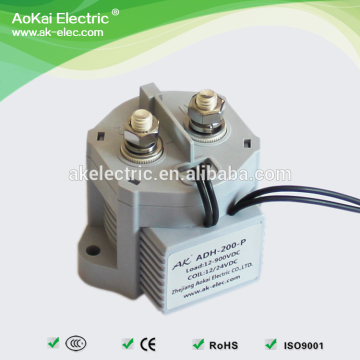 ADH200A-P 12VDC 200A Energy Saving Type 1H IP67 Using For Charging Equipment Electric Vehicles AOKAI DC Contactor