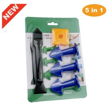 3-in-1 Professional Caulk Tool Kit: Sealant Scraper and Trowel for Silicone Sealant Finishing
