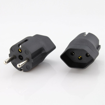 CE Rohs Plug de conversion EU: Mini Swiss à l'adaptateur de l'UE Schuko 16A 250V