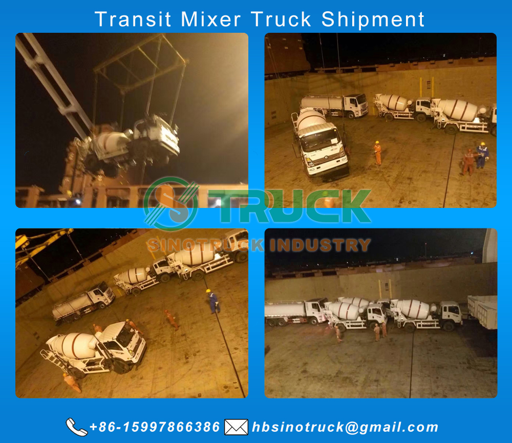 Transit Mixer Truck Shipment