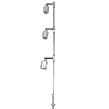 Spotlight di gioielli in piedi a LED con 3 lampade per illuminazione e display in vetrina