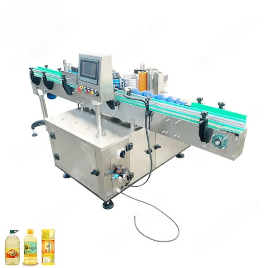 Automatic Cold Wet Glue Labeling Machine for 5 Liter PET Plastic Oil Bottles