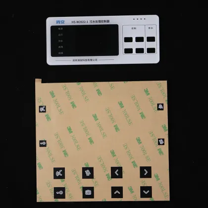 Custom Silk Screen Printed Lexan Overlay Polycarbonate Waterproof Adhesive for Electronics