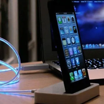 Cradle dock/docking station/dock charger with micro USB2.0 cable for iPhone5