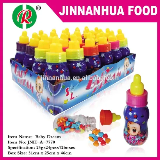 baby bottle hard candy