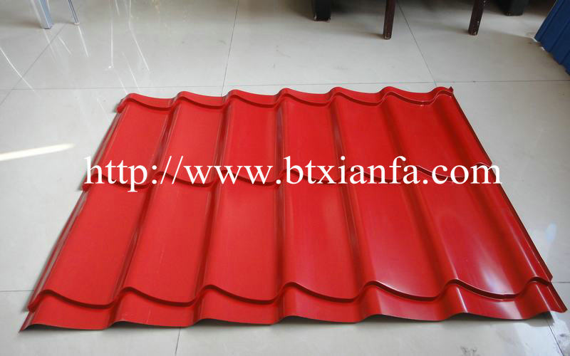 Tiles roof making machine