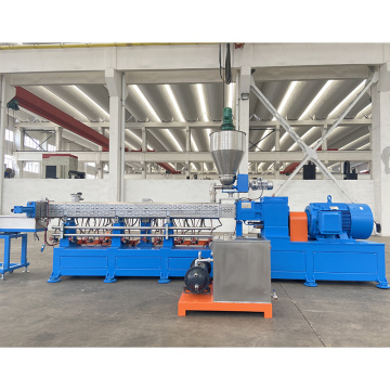 Double Screw Extruder Wood Powder Plastic WPC Composits Production Line