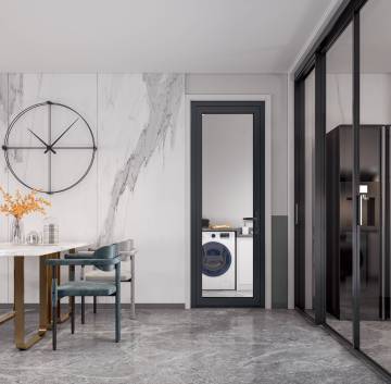 80 Series Aluminum Swing Door for Durability