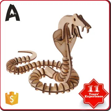 2017 Best sale puzzle snake wooden iq high quality puzzle 3d