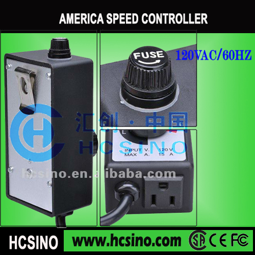 Us 120V AC Fan Motor Speed Controller (WK-S1500)