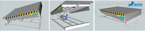 Heavy Duty Garage Adjustable Loading Dock Leveler