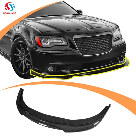 OEM PP Black Front Bumper Splitter for Chrysler 300C - Euro Car Exterior Decoration