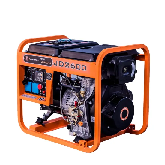 JD2600: 2kW / 2kVA Portable Diesel Generator 2000 Watts 60Hz 110/220V Open Type