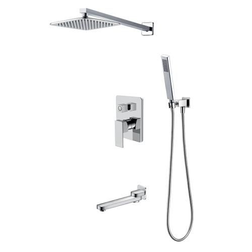 Black Bath Tub And Shower Faucet