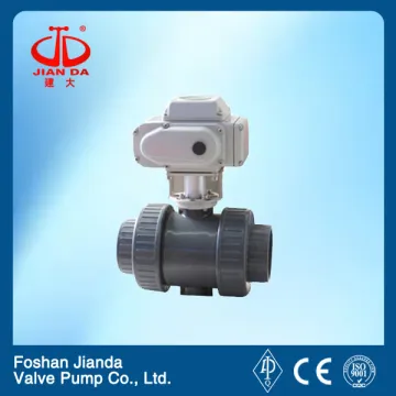 1'' DC24V electric motorized PVC ball valve