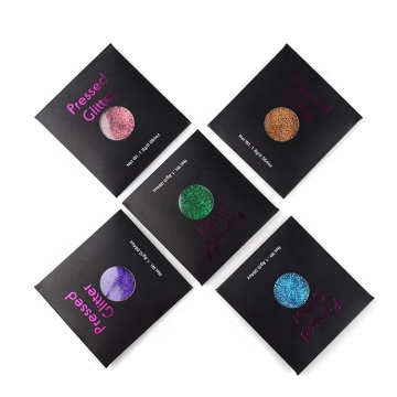 Hochpigment Neon Private Label gepresstes Pulver Glitzer Lidschattenpalette