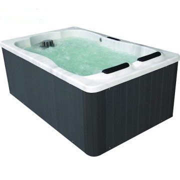 Privacy Plants Around Hot Tub Outdoor Luxury Massage Hottub Spa With Control Panel