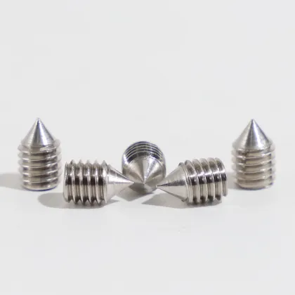 High Quality 304 Stainless Steel Hexagon Socket Cone Point Screws