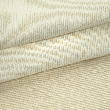 Custom Heavyweight 540gsm CVC 80/20 Twisting Cotton Polyester Twill Terry Fabric