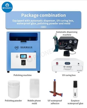 TBK 938 LCD screen grinding and polishing machine mobile phone screen scratch repair smart polishing machine