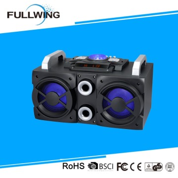 FW-1542 Flashing wooden speaker box