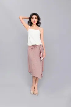 Printed Beachwear Coverup Sarong Pareo Drape Skirt