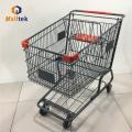 Cartro de compras de supermercado de metal americano útil