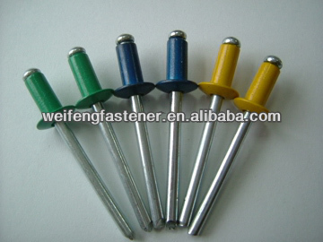 Supply other fasteners tubular rivets,different types colors China manufacturers