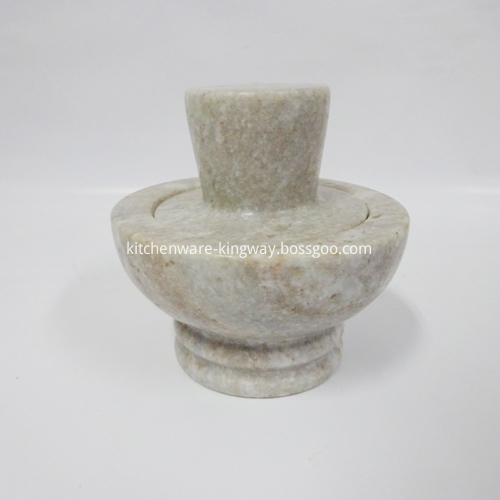 Round Marble Pepper Grinder