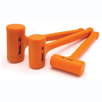 Best Quality Inelastic Rubber Hammer: Shockproof and Dead Blow Hammer with Orange Color