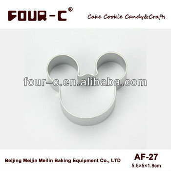 Micky aluminum alloy cookie cutter,animal shaped cookie cutter