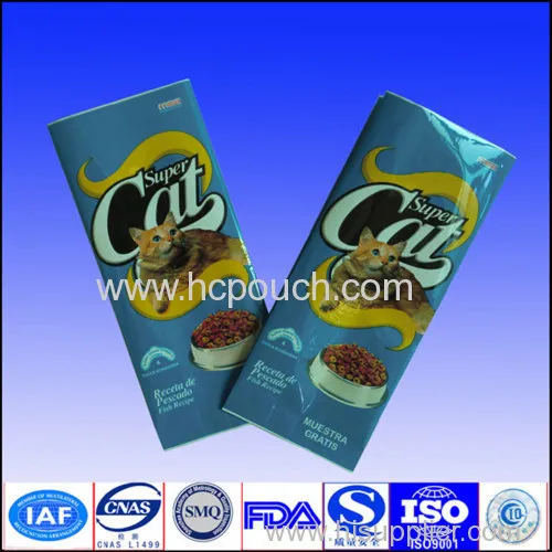 Custom Laminated Aluminium Foil Packaging Bag For Cat Food 